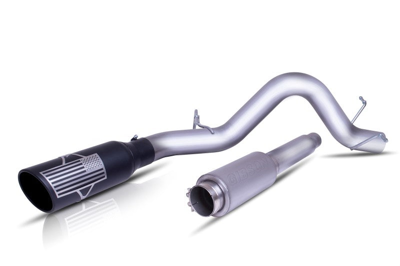 Gibson 10-18 GMC Sierra 1500 SLE 5.3L 3.5in/4in Patriot Series Cat-Back Single Exhaust - Stainless
