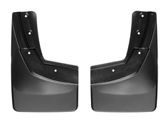 WeatherTech 14+ Chevrolet Silverado No Drill Mudflaps - Black