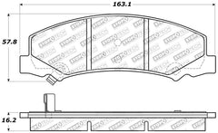 StopTech Sport Brake Pads w/Shims and Hardware - Rear