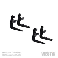 Westin 2004-2012 Ford/Lincoln F-150 Reg Cab (excl. Heritage) Running Board Mount Kit - Black