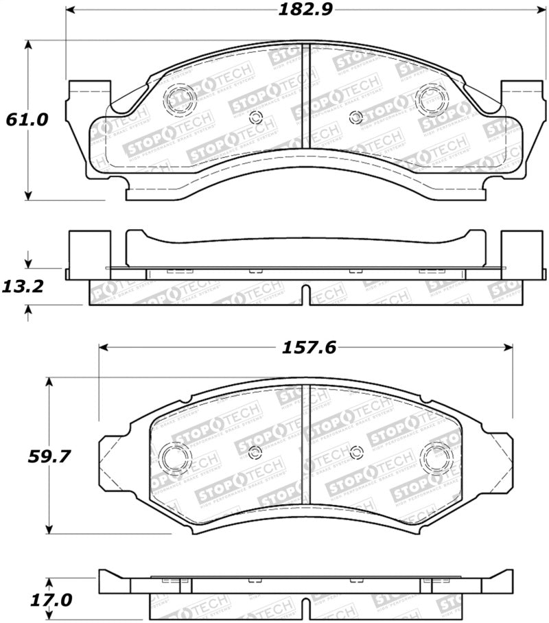 StopTech Street Brake Pads