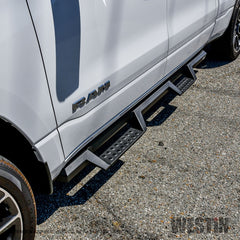 Westin/HDX 2019 Ram 1500 Crew Cab Drop Nerf Step Bars - Textured Black