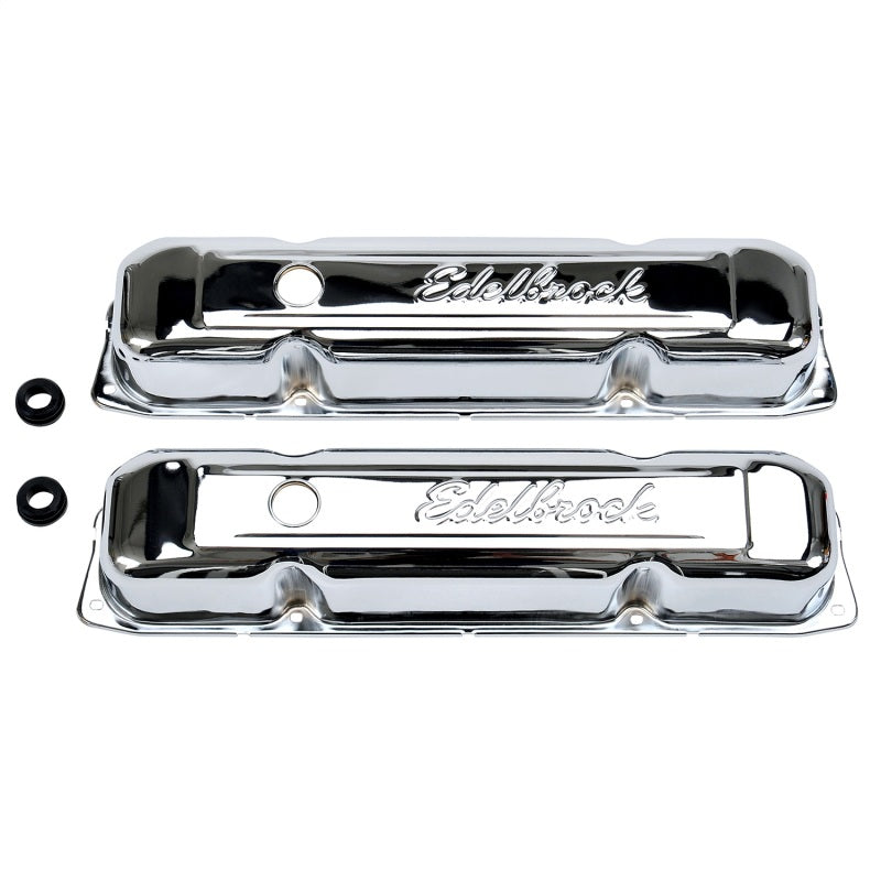 Edelbrock Valve Cover Signature Series Chrysler 1958-1979 361-440 V8 Chrome