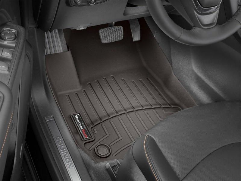 WeatherTech 16-17 Porsche 911 RA (911) w/Passenger Side Luggage Front FloorLiner - Cocoa