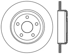 StopTech Slotted Sport Brake Rotor 11-15 Jeep Grand Cherokee (Exludes SRT8)