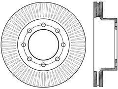 StopTech Power Slot 12-15 Ford F-250/F-350 Front Right Slotted Rotor