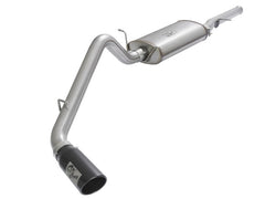 aFe MACHForce XP Exhausts Cat-Back Black Tip 09-17 GM Silverado 1500 4.3/5.3L RegCab SB/LB