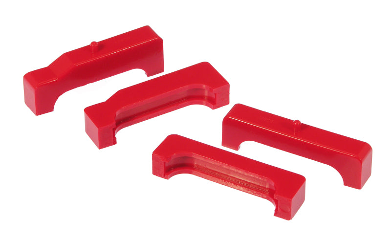 Prothane 88-98 Chevy Truck Big Block Radiator Insolators - Red