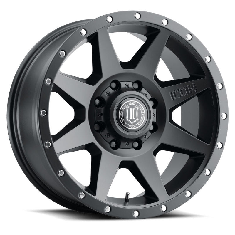 ICON Rebound 20x9 8x170 6mm Offset 5.25in BS Satin Black Wheel