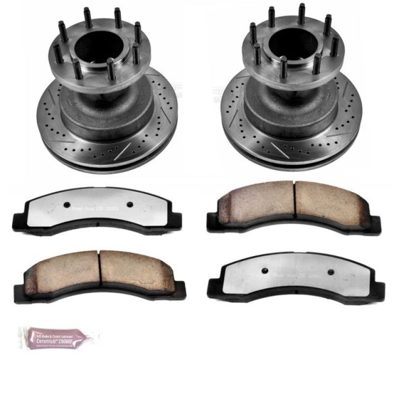 Power Stop 99-02 Ford F-350 Super Duty Front Z36 Truck & Tow Brake Kit