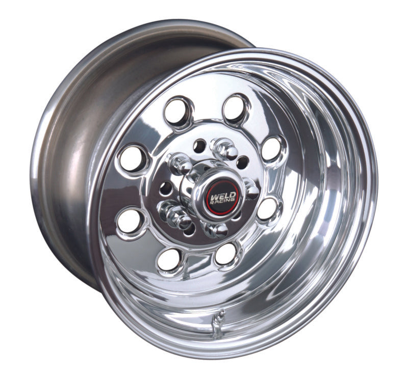 Weld Draglite 15x12 / 5x4.5 & 5x4.75 BP / 2.5in. BS Polished Wheel - Non-Beadlock