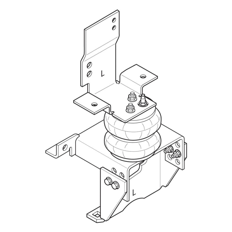 Firestone Ride-Rite Air Helper Spring Kit Rear 94-02 Dodge RAM 3500 Cab Chassis (W217602220)