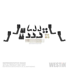 Westin 19-23 1500 Classic CC / 10-23 2500/3500 CC 6.5ft. HDX SS Drop W2W Nerf Step Bars - Tex. Blk