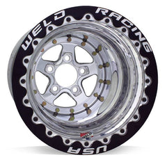 Weld Alumastar 2.0 15x10 / 5x4.75 BP 1.7 / 5in. BS Polished CTR Wheel - Non-Beadlock