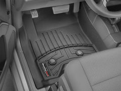 WeatherTech 15-18 Chevrolet Silverado 3500 w/o Floor Shifter Vinyl Front FloorLiner - Black