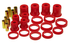 Prothane 84-99 Jeep Cherokee/Commander Front Control Arm Bushings - Red