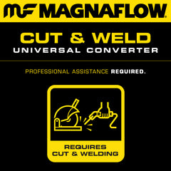 MagnaFlow Conv Univ 2.25inch Preconv.