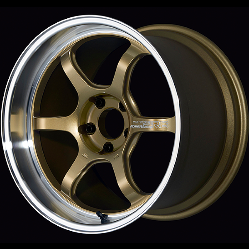 Advan R6 18x11.0 +15 5-114.3 Racing Titanium Black Wheel main image 0