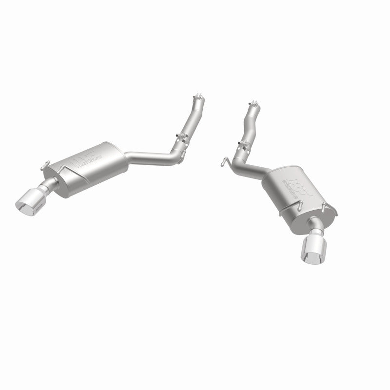 MagnaFlow Axle-Back Stainless Dual Split 4in Polished Tips 10-15 Chevrolet Camaro Convert. 3.6L V6