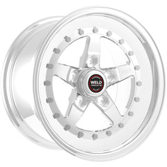 Weld Weldstar 15x4 / 5x4.75 BP / 1.5in. BS Polished Wheel - Non-Beadlock