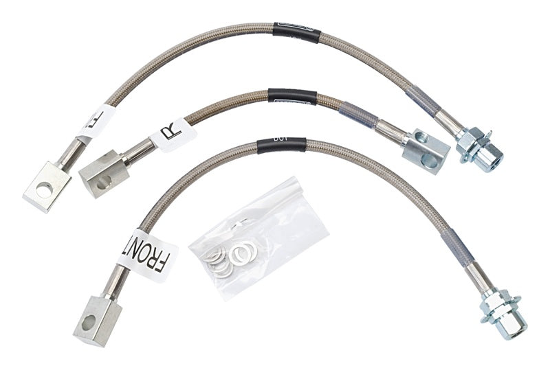 Russell Performance 94-95 Ford Mustang GT (Front & Rear Center Hose) Brake Line Kit