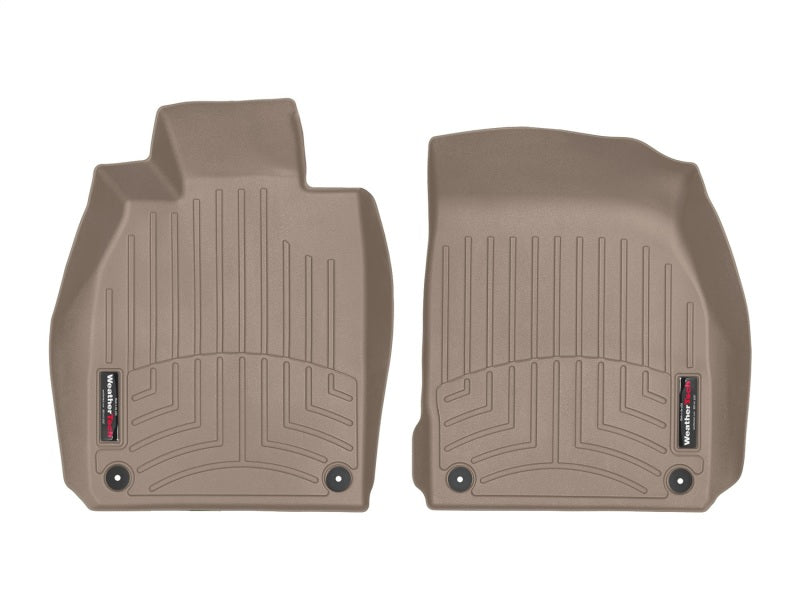 WeatherTech 16-17 Porsche 911 RA (911) w/Passenger Side Luggage Net Front FloorLiner - Tan