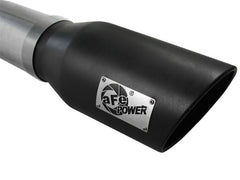 aFe Atlas Exhaust 5in DPF-Back Al Steel 07.5-10 GM Diesel Trucks V8-6.6L (td) LMM (Blk Tip)