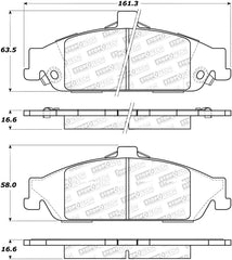 StopTech Street Select Brake Pads