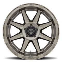 ICON Bandit 20x10 5x5 -24mm Offset 4.5in BS Gloss Bronze Wheel