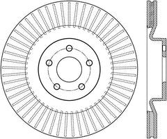 StopTech Sport Slotted 16-18 Ford Focus RS Front Right CRYO Rotor