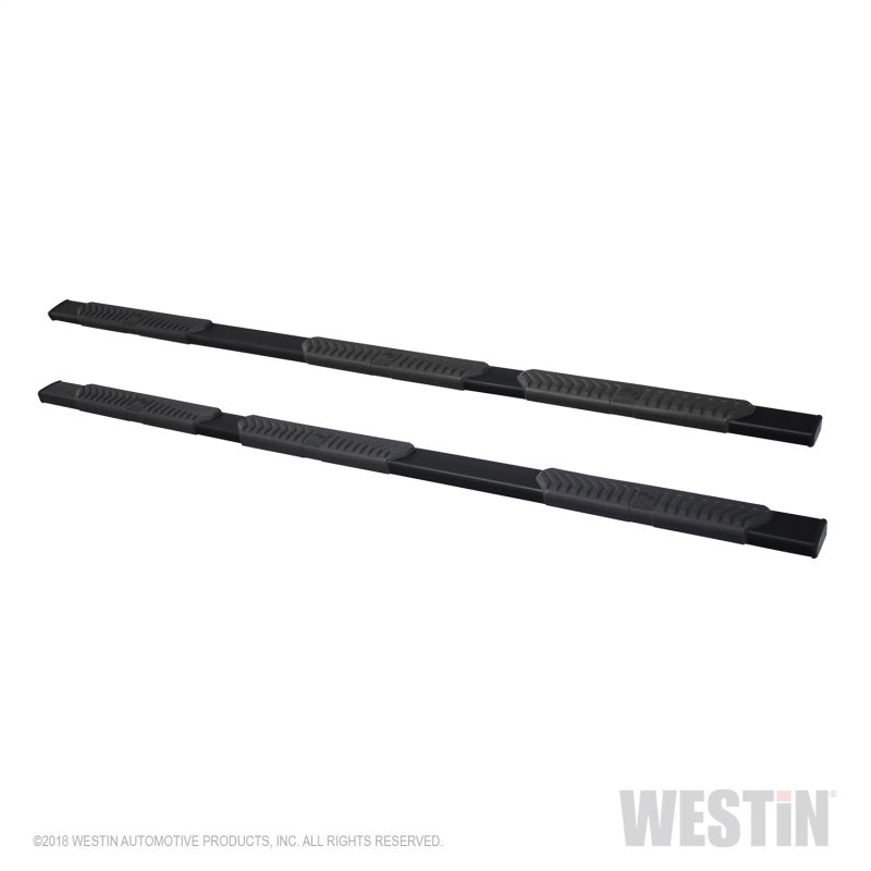 Westin 07-18 Chevrolet Silverado 1500 Crew Cab 5.5ft Bed R5 M-Series Nerf Step Bars - Black