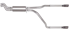 Gibson 01-05 Chevrolet Silverado 2500 HD Base 6.0L 2.5in Cat-Back Dual Split Exhaust - Stainless