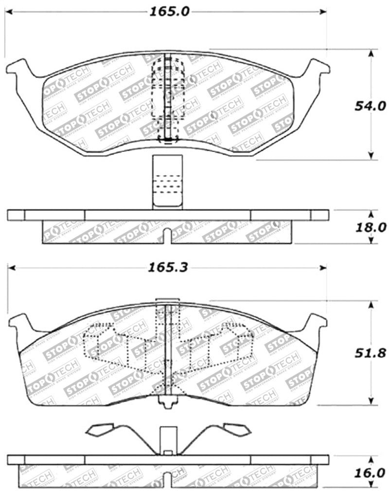 StopTech Performance Brake Pads