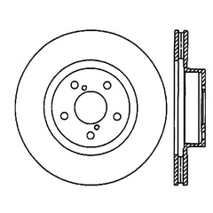 Stoptech 05-08 LGT Front CRYO-STOP Rotor