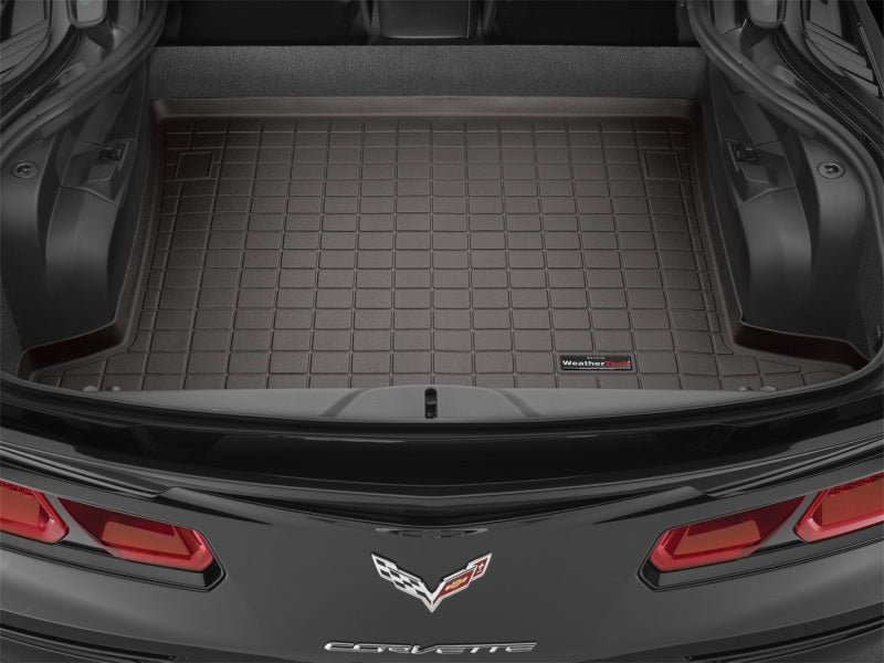 WeatherTech 14-19 Chevrolet Corvette Cargo Liners - Cocoa