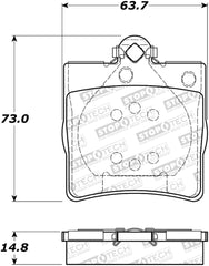 StopTech Street Brake Pads