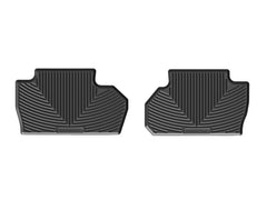 WeatherTech 14+ Chevrolet Silverado Rear Rubber Mats - Black