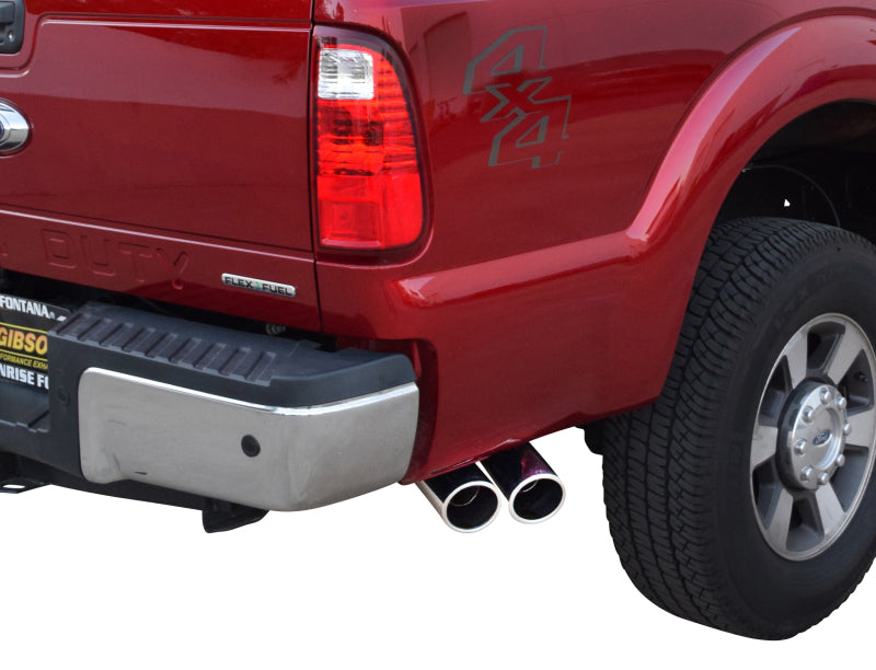 Gibson 11-16 Ford F-250 Super Duty XL 6.2L 2.5in Cat-Back Dual Sport Exhaust - Stainless