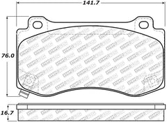 StopTech Street Select Brake Pads - Rear