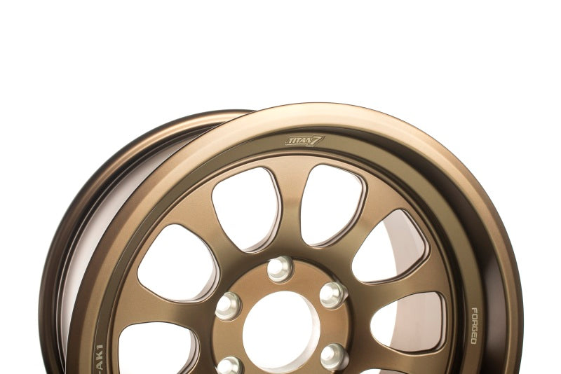 Titan 7 T-AK1 17x8.5 6x139.7 -8 Offset / 106.3 CB Techna Bronze Wheel (Dropship ONLY)