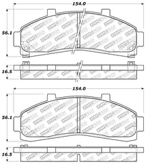 StopTech Street Select Brake Pads - Rear