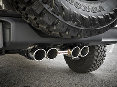 aFe Rebel Series 2.5in. 304 SS C/B Exhaust System 2018 Jeep Wrangler (JL) V6-3.6L - Polished Tip