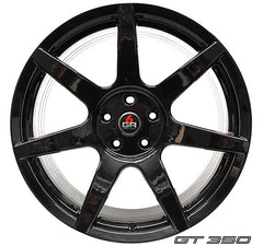 PROJECT 6GR SEVEN GLOSS BLACK FINISH RS-SPEC FOCUS RS/ST Wheel Set