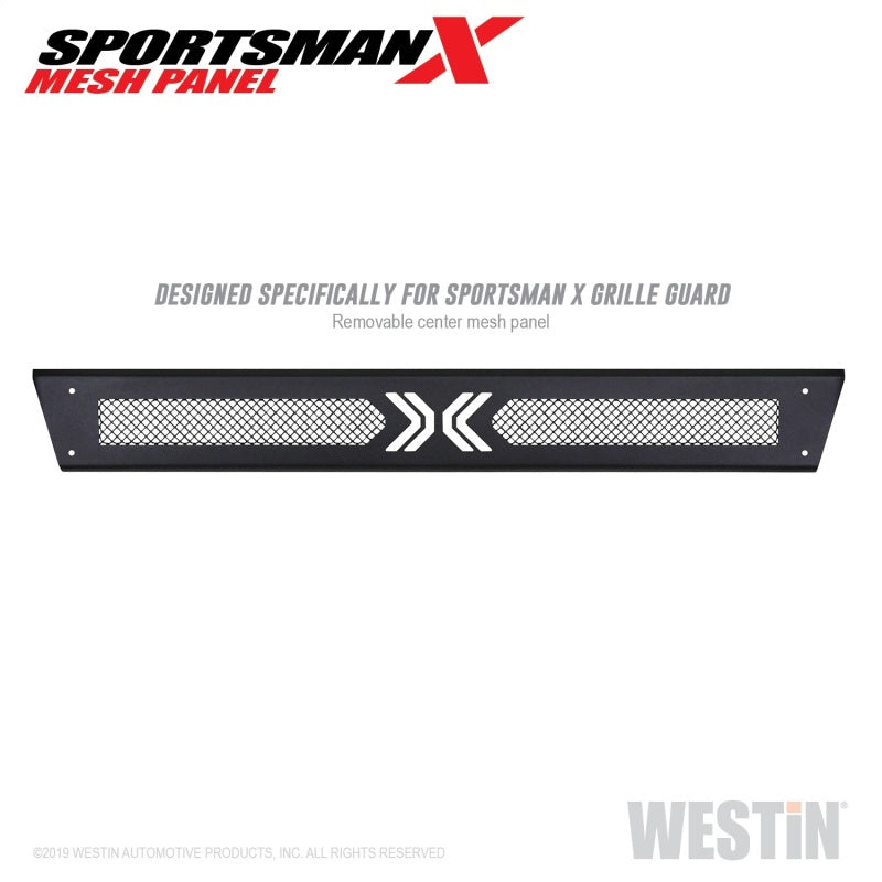 Westin 2005-2020 Chevrolet/Nissan/Toyota Sportsman X Mesh Panel (Textured Black)