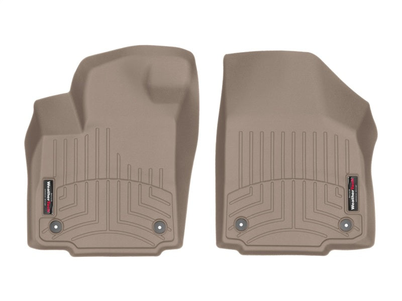 WeatherTech 14+ Chevrolet Silverado Front FloorLiner - Tan