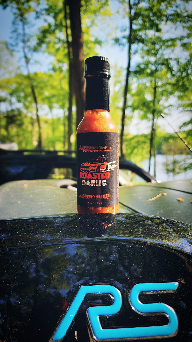 JP Hot Sauce Roasted Garlic - Dragon's Blood Elixir - SHOP LOCAL