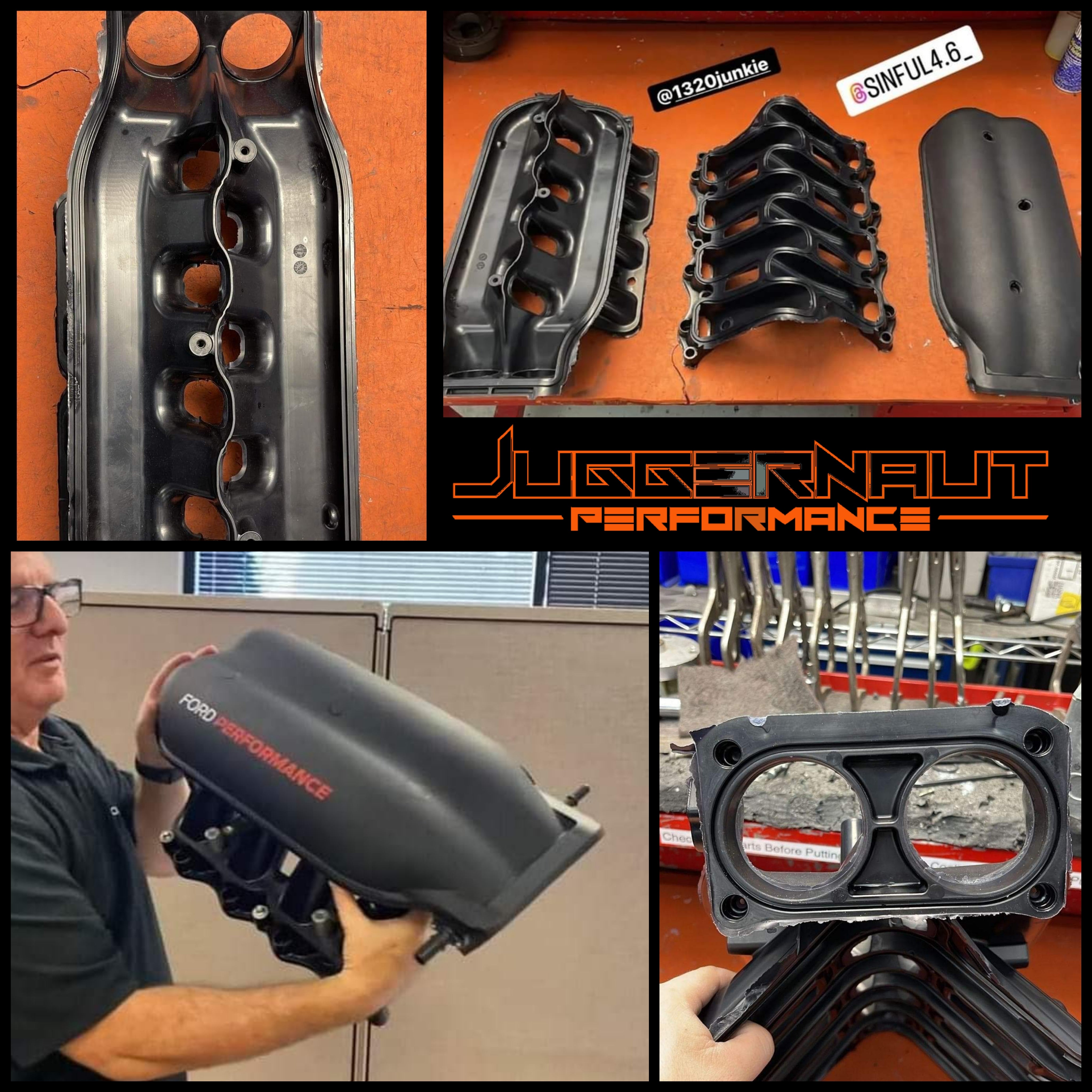 Jet Intake Colours 1320 Junkie Ported FRPP Cobra Jet 5.0L Intake Manifold | Juggernaut ...