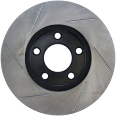 StopTech Power Slot 94-02 Mustang (Excl Cobra) / 03-04 Mustang Base/GT Front Left Slotted Rotor