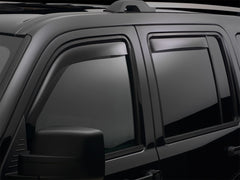 WeatherTech 11-15 Dodge Charger Front and Rear Side Window Deflectors - Dark Smoke