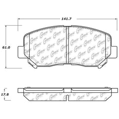 StopTech Street Touring Front Brake Pads 13-14 Dodge Dart/Jeep Cherokee